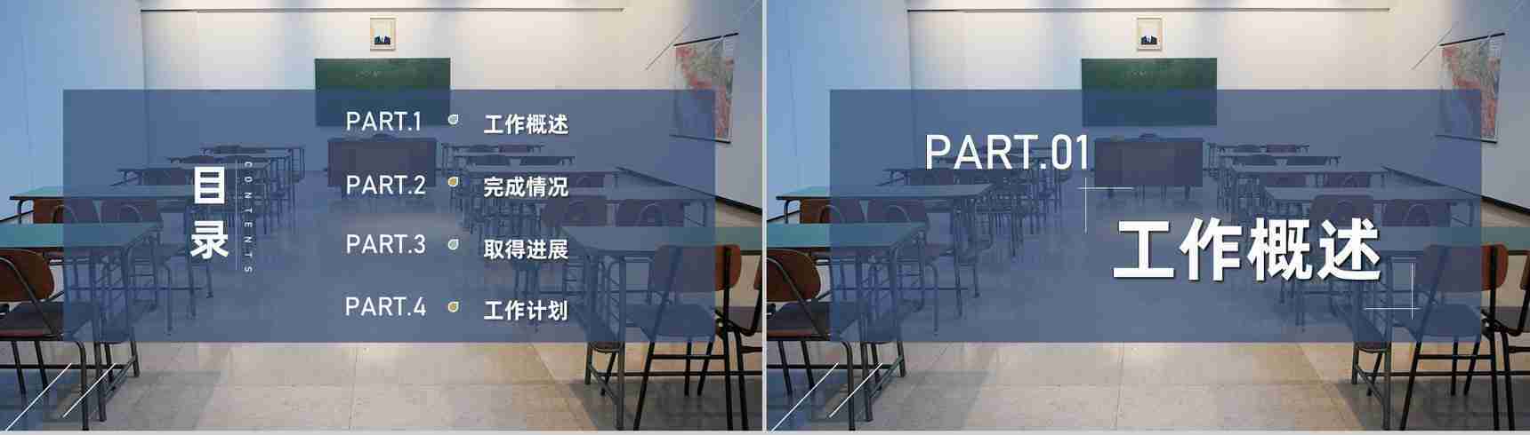 学校班主任教务主任班级工作总结教学管理规范通用PPT模板-2