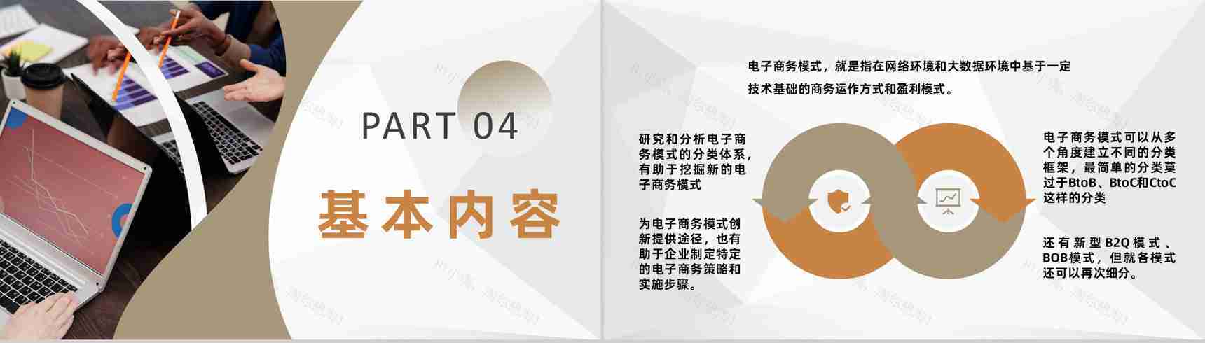 电商发展计划方案公司电子商务经营模式总结汇报PPT模板-7
