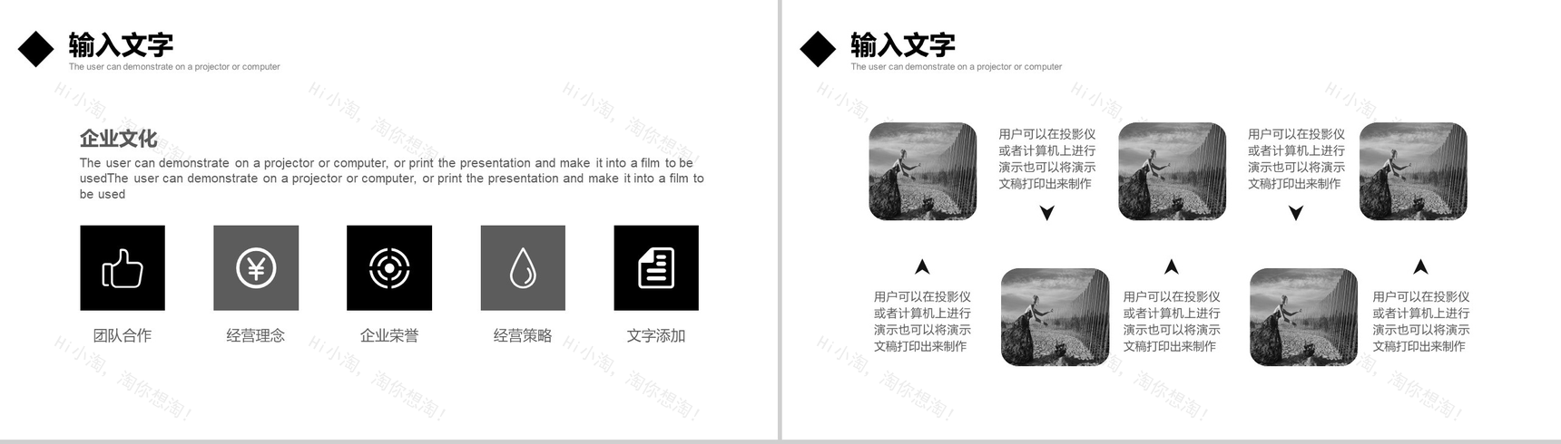 商务简约风服装行业工作汇报PPT模板-9