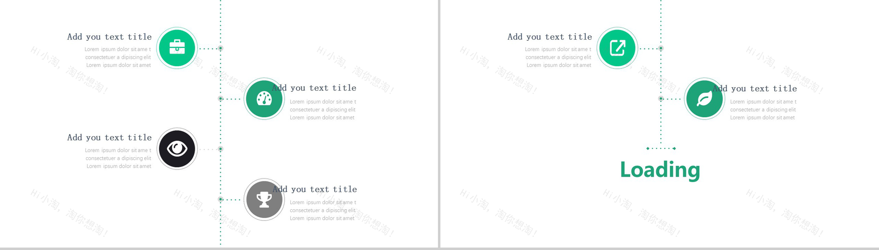 绿橙欧美风格时尚大气动感工作汇报商务计划书PPT模板-14