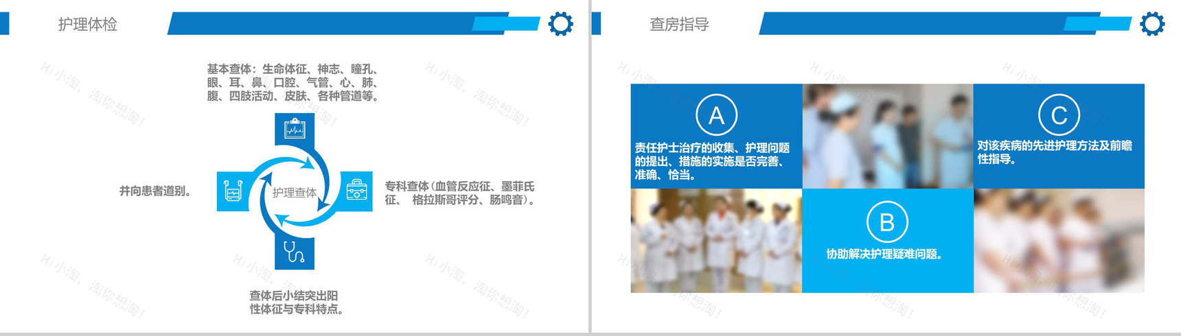 护理业务查房课件PPT模板-12