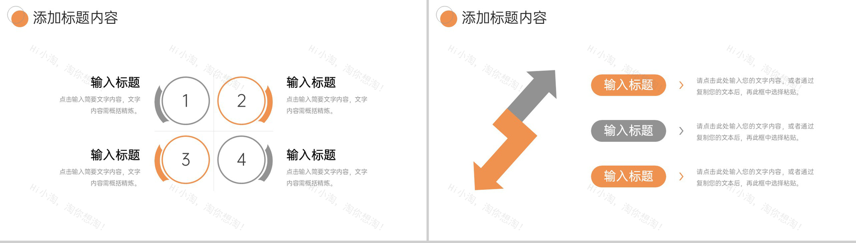 橙色社会实践报告公益宣传活动总结PPT模板-3
