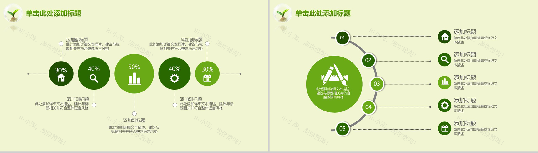 节能简约绿色环保年度工作总结汇报PPT模板-19