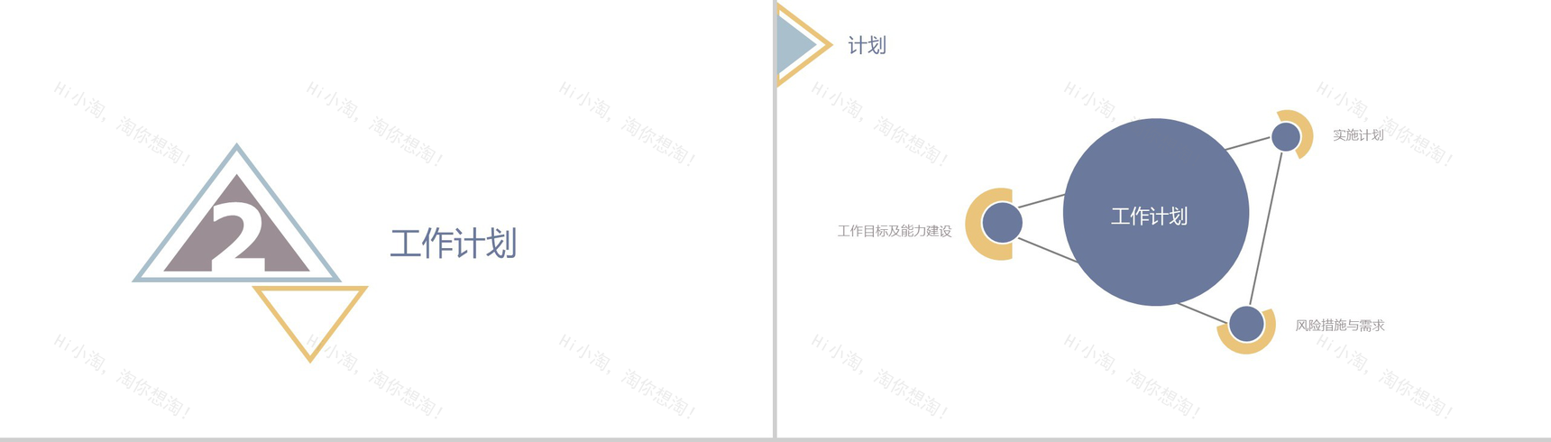 创意简约三角形设计企业生产部年度总结报告PPT模板-6