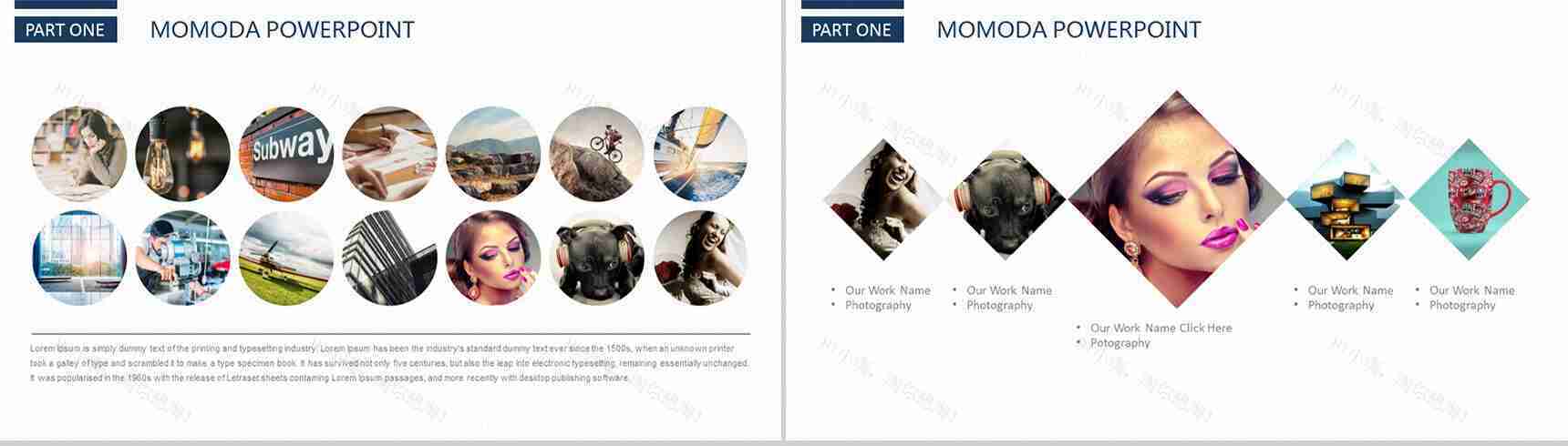 白色商务简洁风大气PPT模板-3