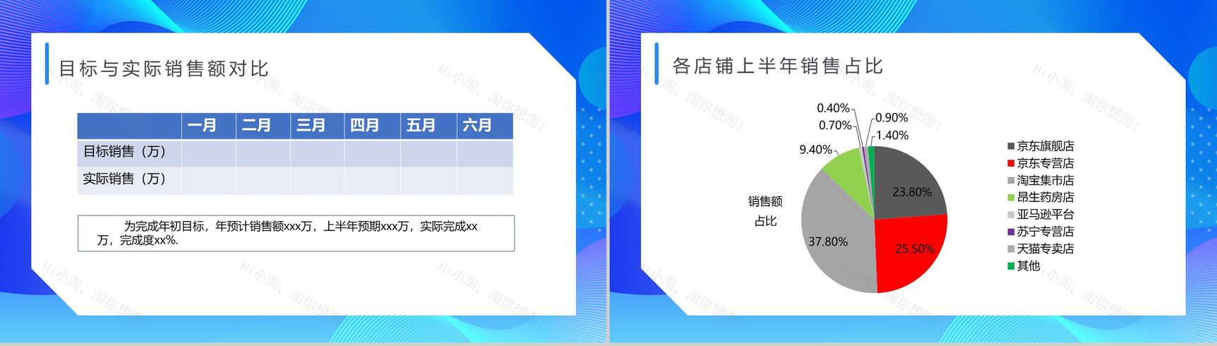 精致简约体育护具项目销售工作总结PPT模板-4