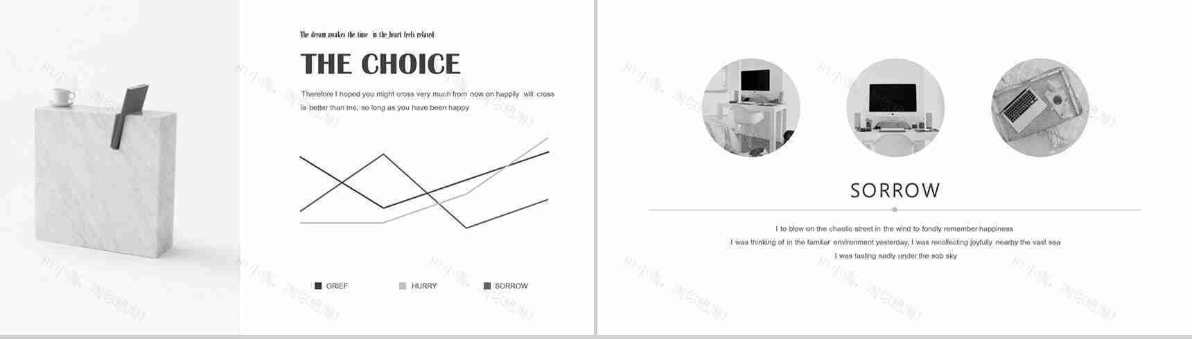 黑色商务欧美大气高端企业商务通用PPT模板-9