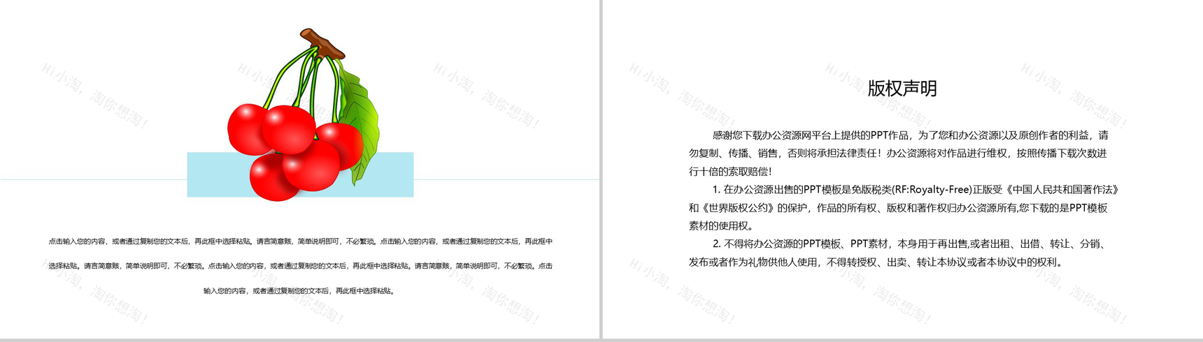 简约夏天年中年度工作计划总结PPT模板-10