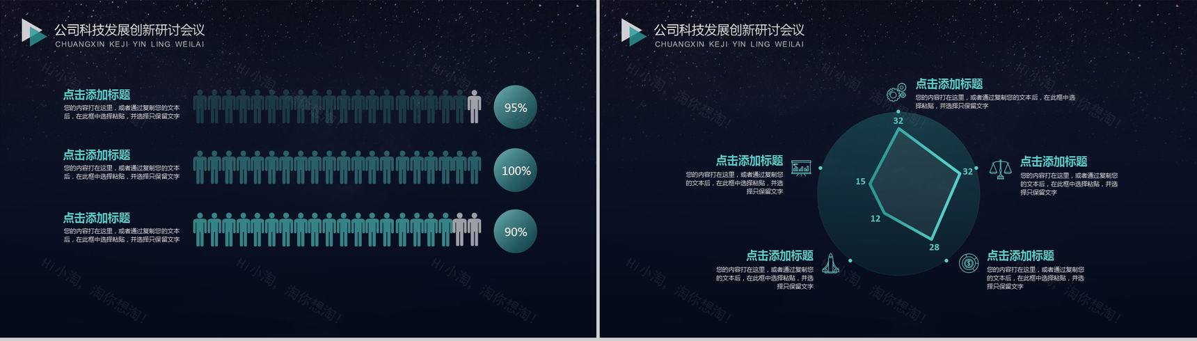 黑色时尚创新科技商务工作总结PPT模板-14