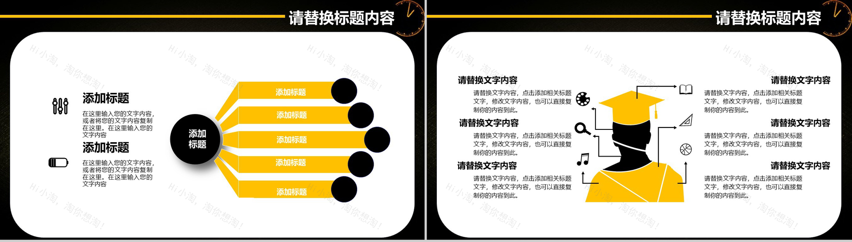 金色高端大气时间管理培训PPT模板-4