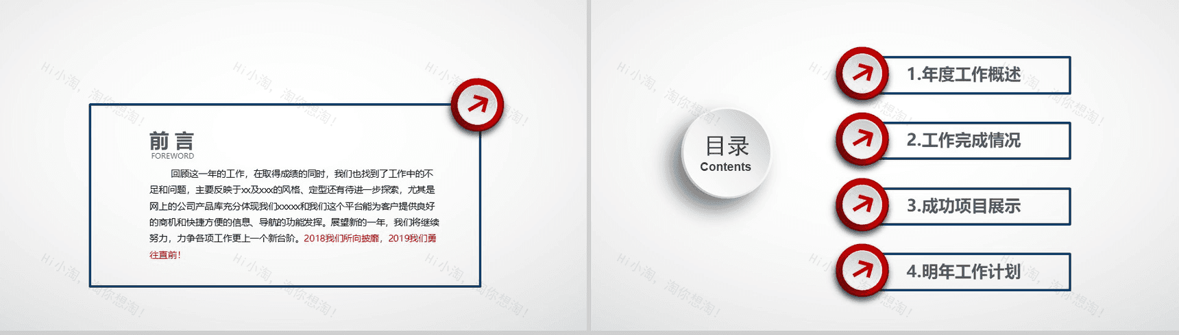 年度教学工作总结汇报PPT模板-2