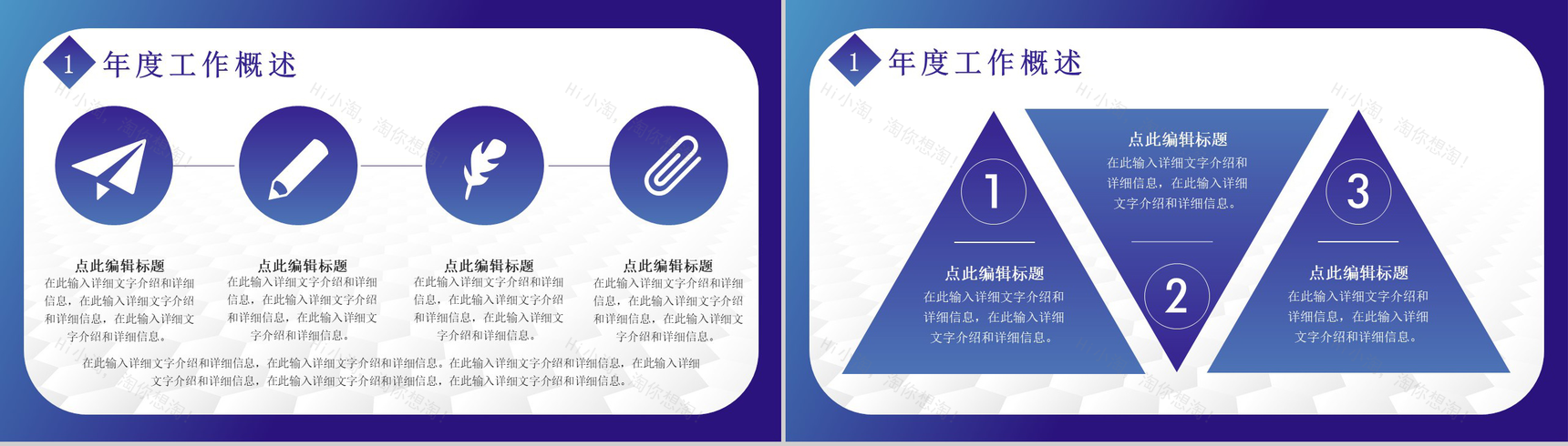 20XX年深蓝色商务风公司企业年终招商引资工作汇报要点PPT模板-3