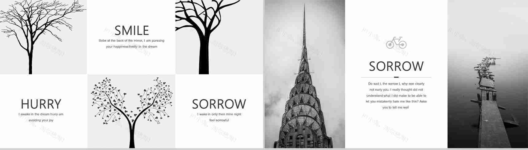 黑色商务欧美大气高端企业商务通用PPT模板-2