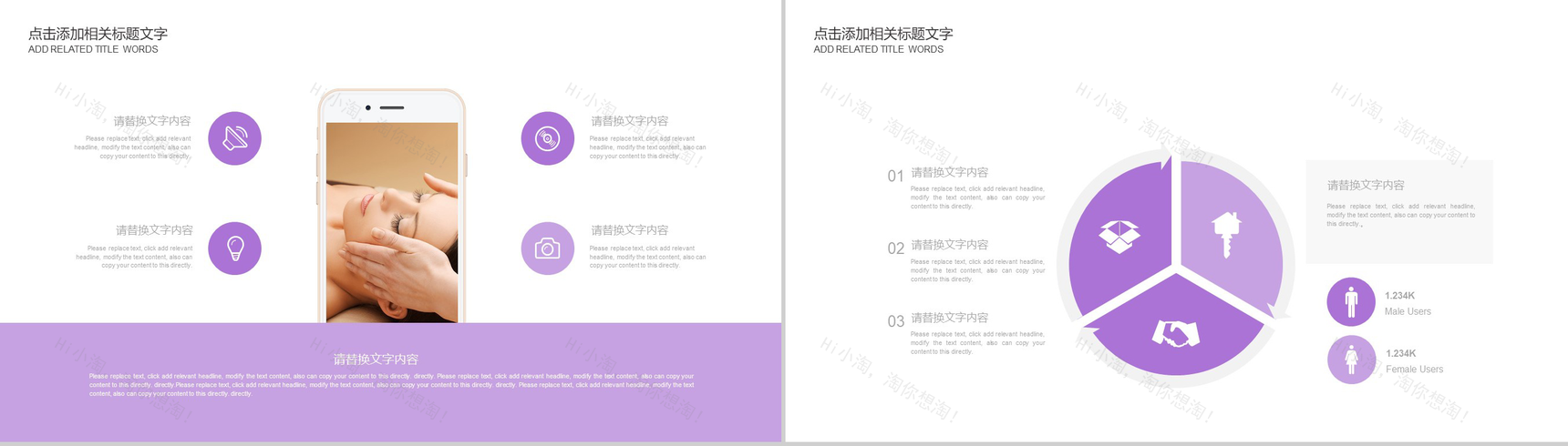 简洁实用微整形医院工作总结报告PPT模板-8