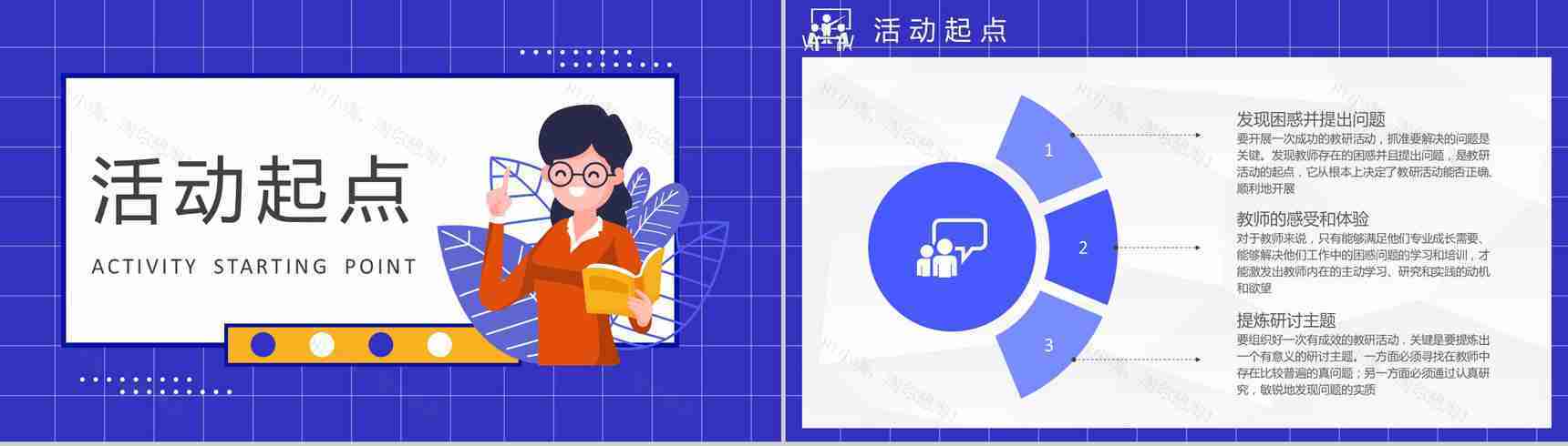 教师教研活动过程记录学校教育成果汇报教学规划总结PPT模板-6
