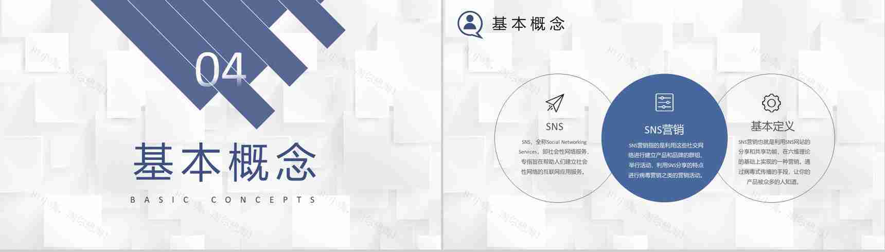 商业计划书SNS营销策划书推广方案工作总结汇报PPT模板-7