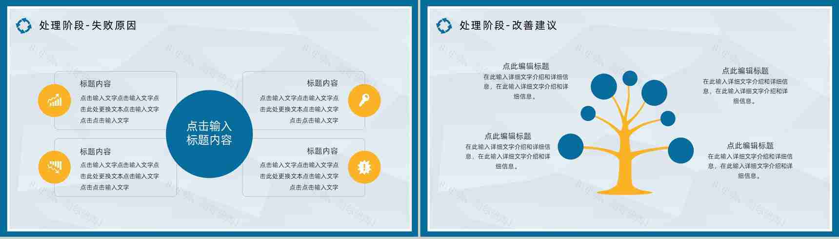 公司质量管理计划执行PDCA管理循环案例分析总结PPT模板-13