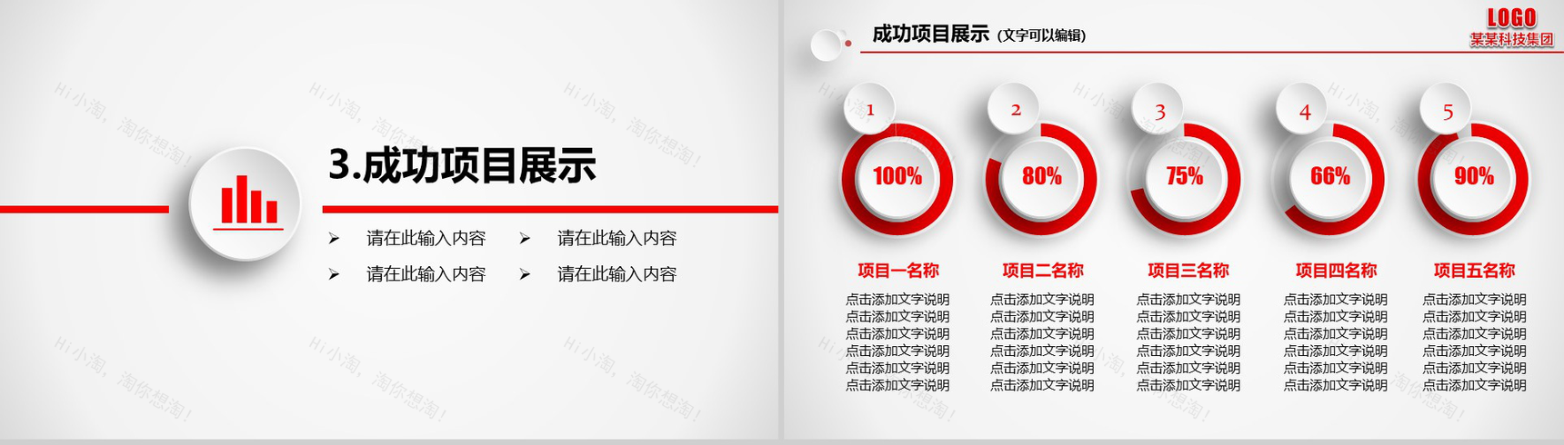 个性简约个人总结年度工作总结汇报PPT模板-11