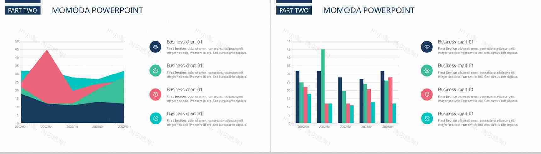 白色商务简洁风大气PPT模板-5