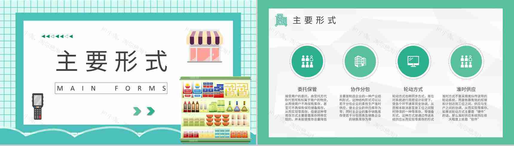 商品库存管理方式介绍超市存货管理方案总结PPT模板-5