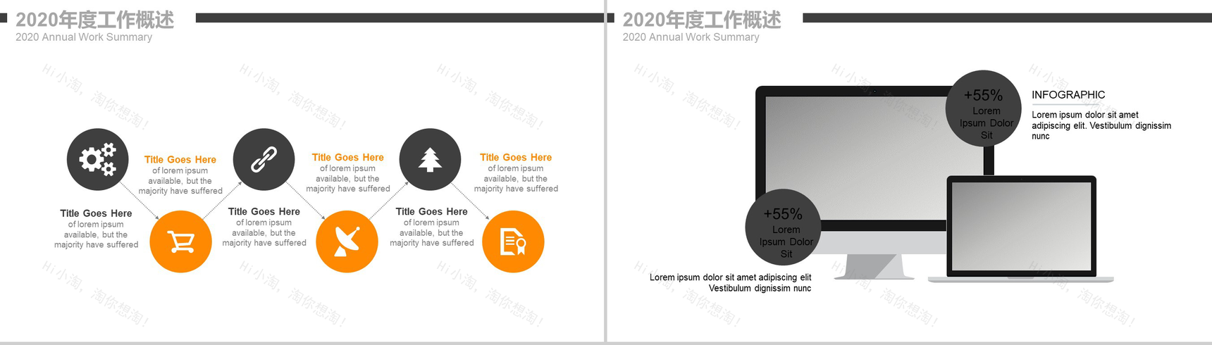 大气房产建筑建材销售工作总结汇报PPT模板-7