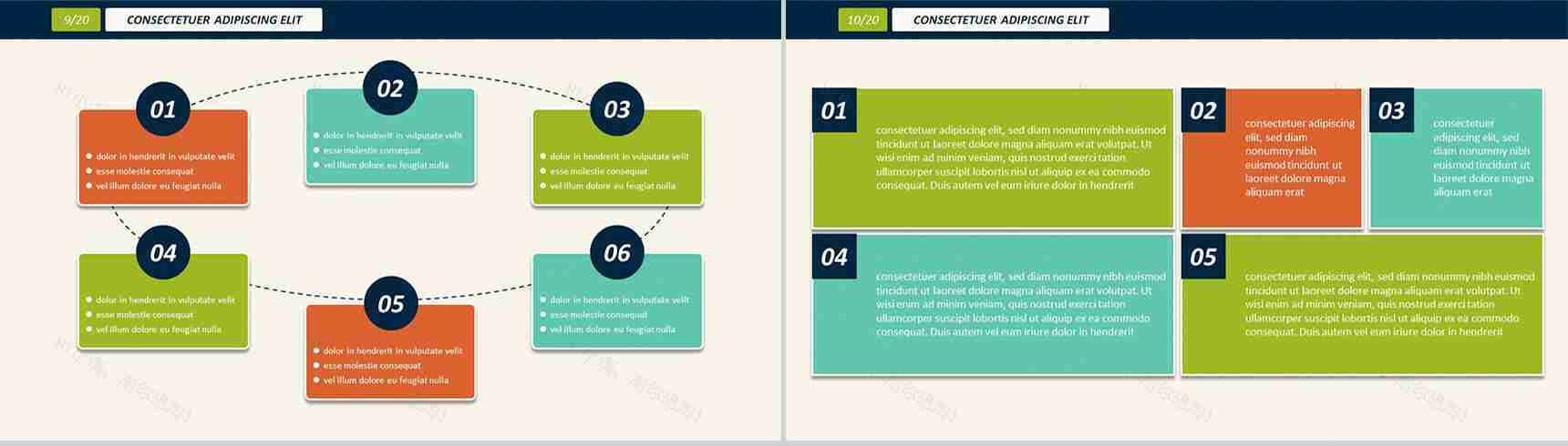 青绿色大气商务通用演讲PPT模板-7