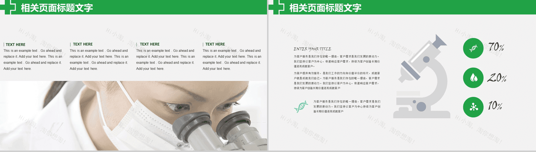 医院年度季度工作报告PPT模板-3