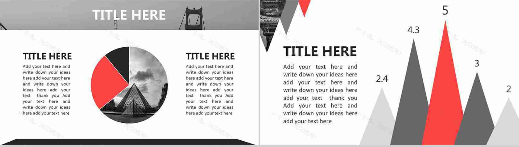 商务高端欧美商业通用总结PPT模板-7