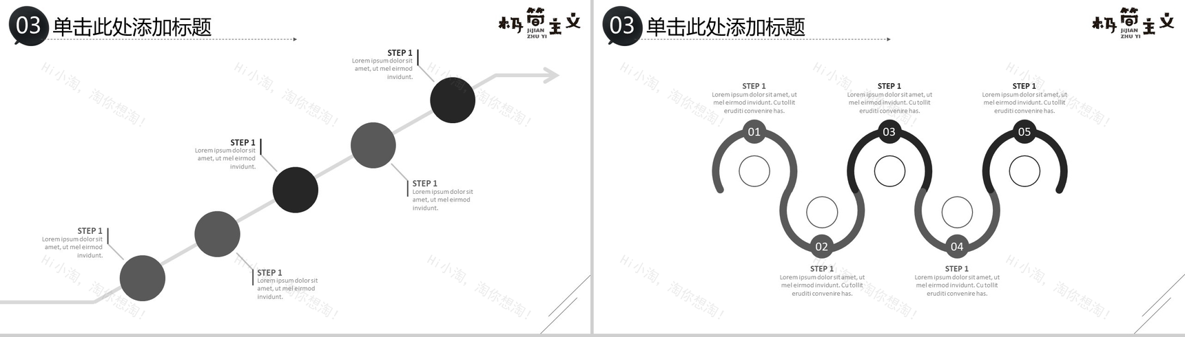 时尚简洁极简主义岗位竞聘年中总结汇报PPT模板-13