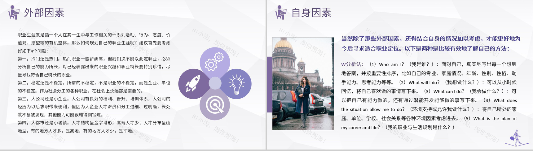 实用简约大学生职业定位职业生涯规划设计培训PPT模板-9