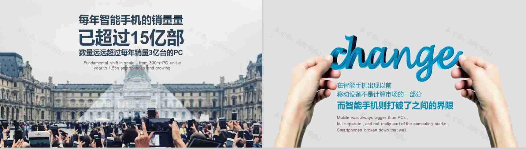 移动网络5G宣传科技PPT模板-3