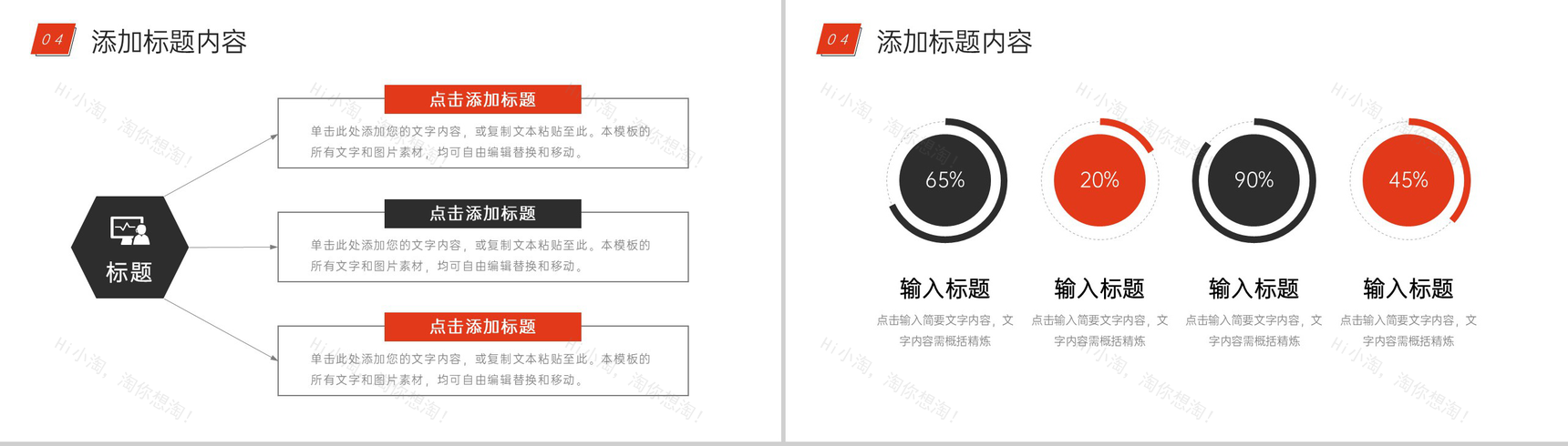 红色商务风公司财务月报项目盈亏分析工作总结PPT模板-9