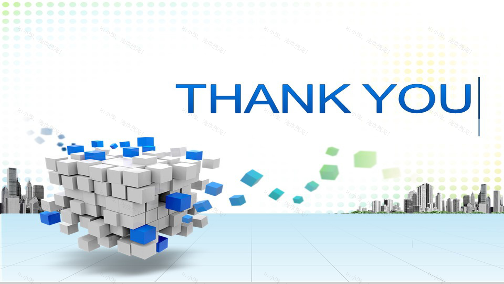 简洁微立体动态企业调查市场分析报告PPT模板-25