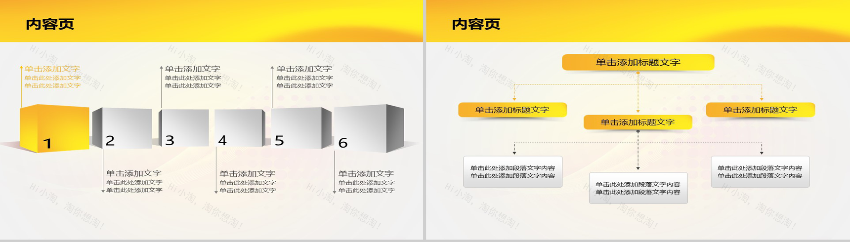 橙黄简洁风格工作总结应用PPT模板-3