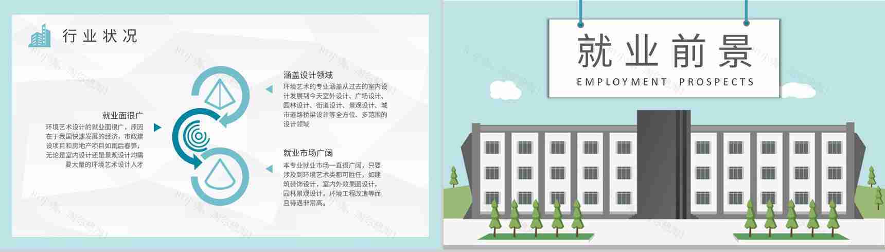 大学生毕业设计答辩演讲环境设计论文总结汇报PPT模板-3