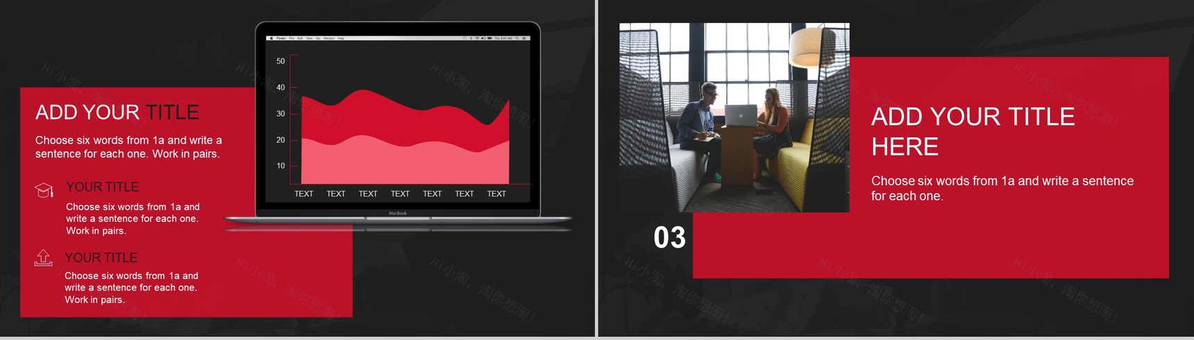 欧美风商务汇报企业宣传PPT模板-9