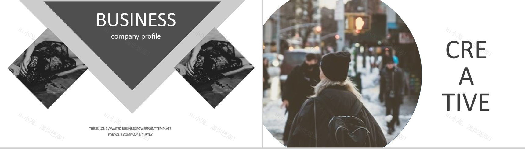 欧美大气杂志风时尚潮流产品发布PPT模板-3