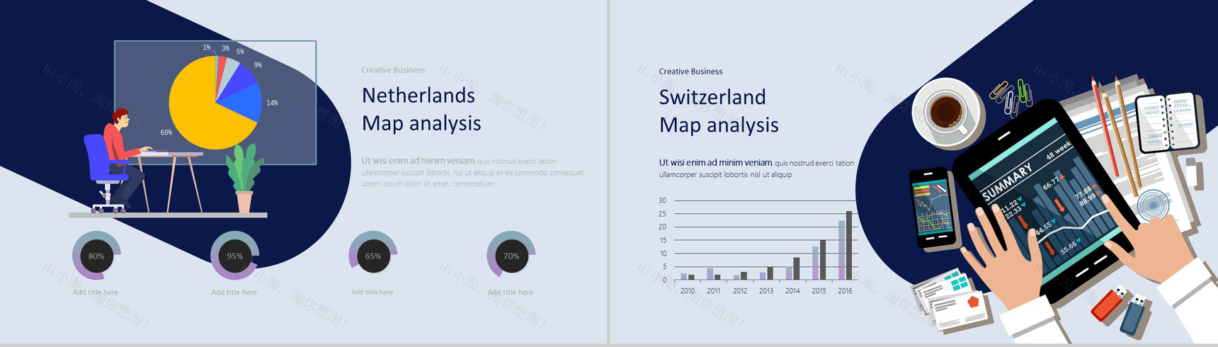 未来VR智能商务虚拟现实技术PPT模板-9