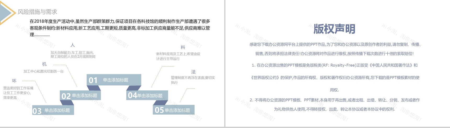 创意简约三角形设计企业生产部年度总结报告PPT模板-8