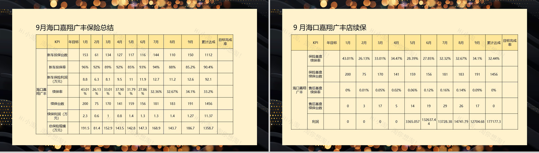 黑金简约大气海口某4S店汽车销售月度总结PPT模板-8