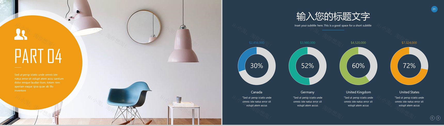 扁平化工作汇报工作总结年终总结PPT模板-11