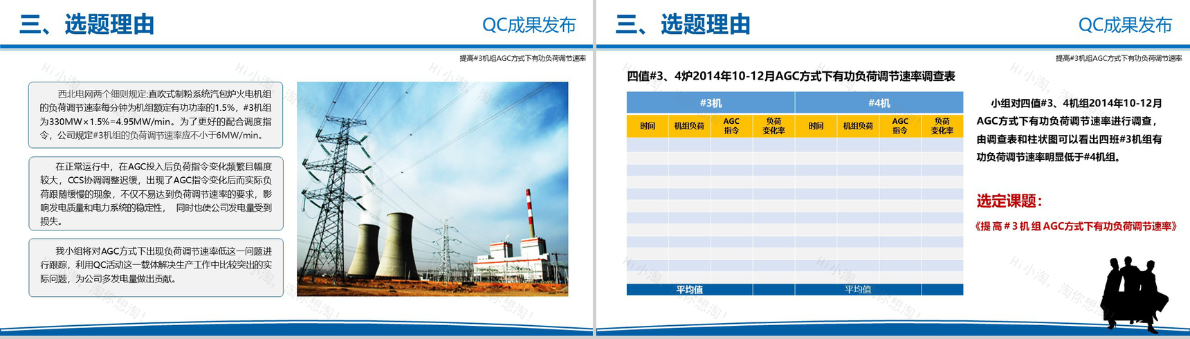 电力企业QC成果发布工作汇报PPT模板-4