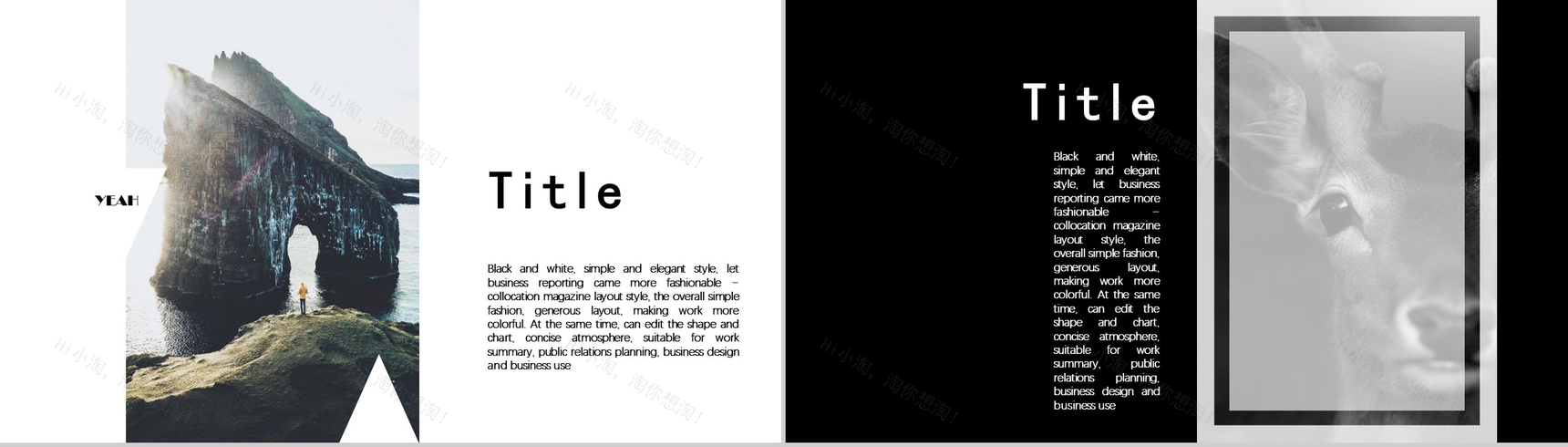 欧美杂志风工作计划商务计划书PPT模板-5