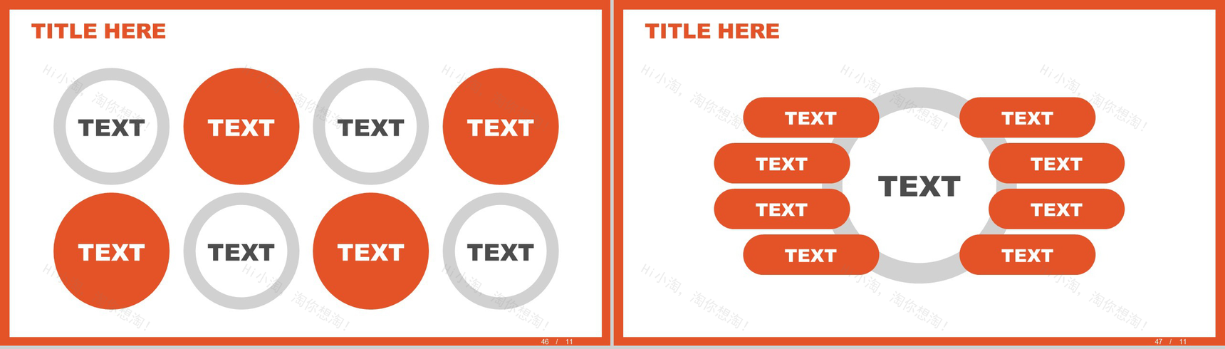 橙色互联网数据分析薪酬统计报告PPT模板-24