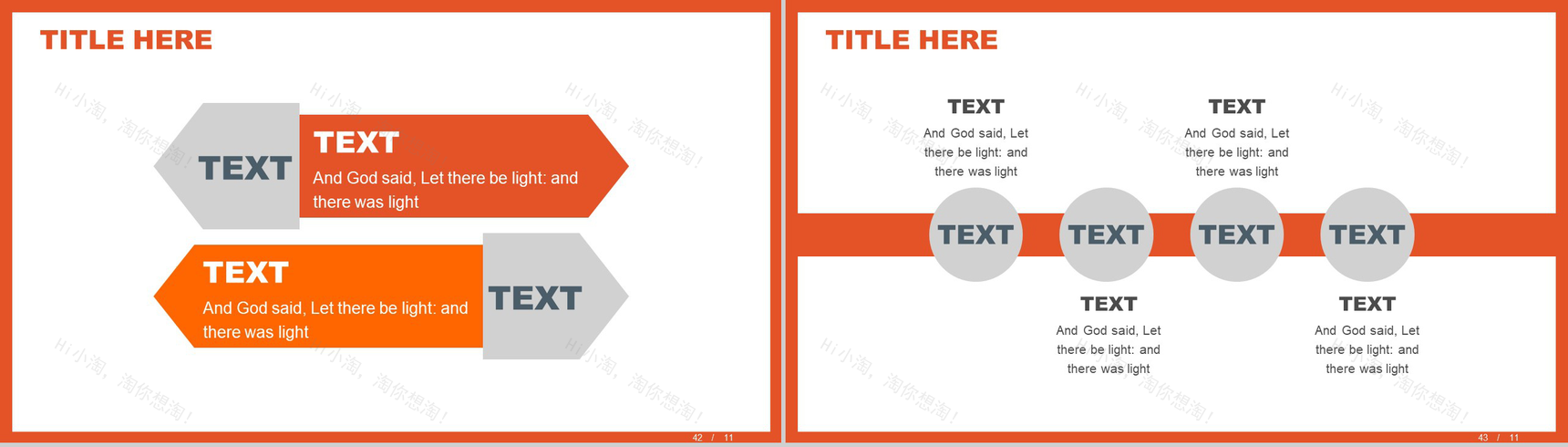 橙色互联网数据分析薪酬统计报告PPT模板-22