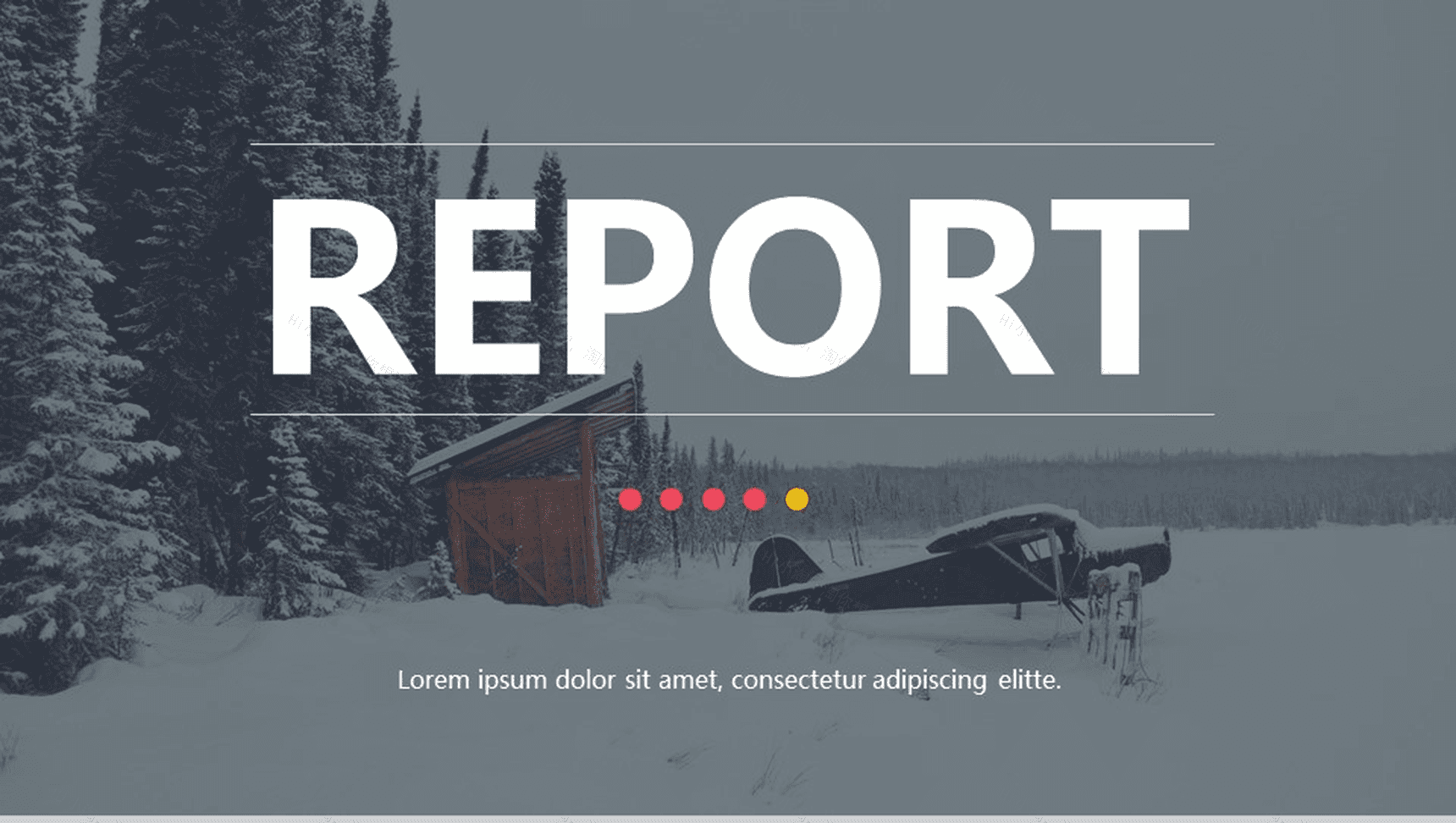 扁平商务欧美工作报告总结演讲通用PPT模板-1