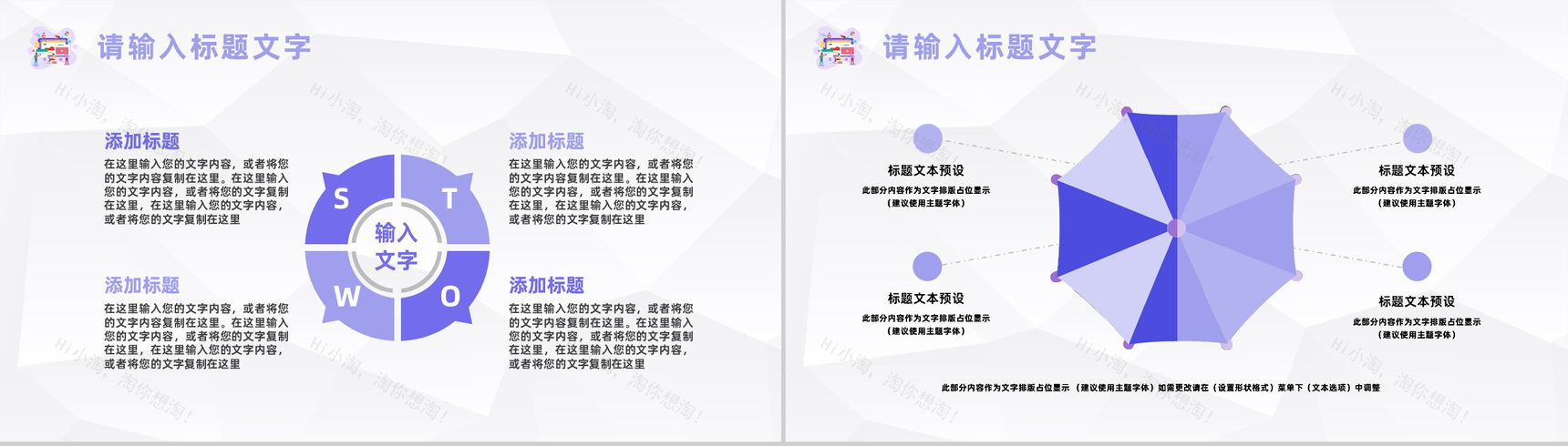 公司项目发展策略分析SWOT战略分析报告通用PPT模板-3