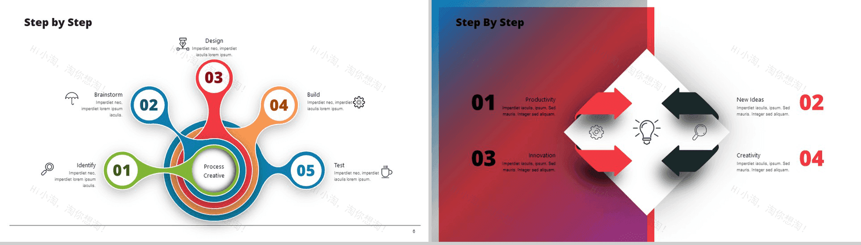 唯美时尚原创大气震撼PPT模板-4