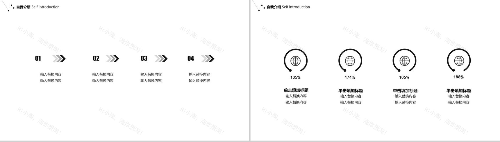 极简商务个性涂鸦广告设计工作汇报年终总结PPT模板-3