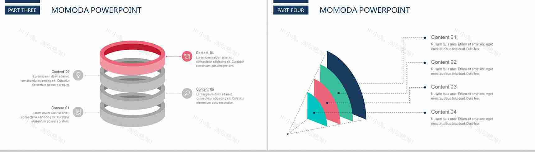 白色商务简洁风大气PPT模板-10